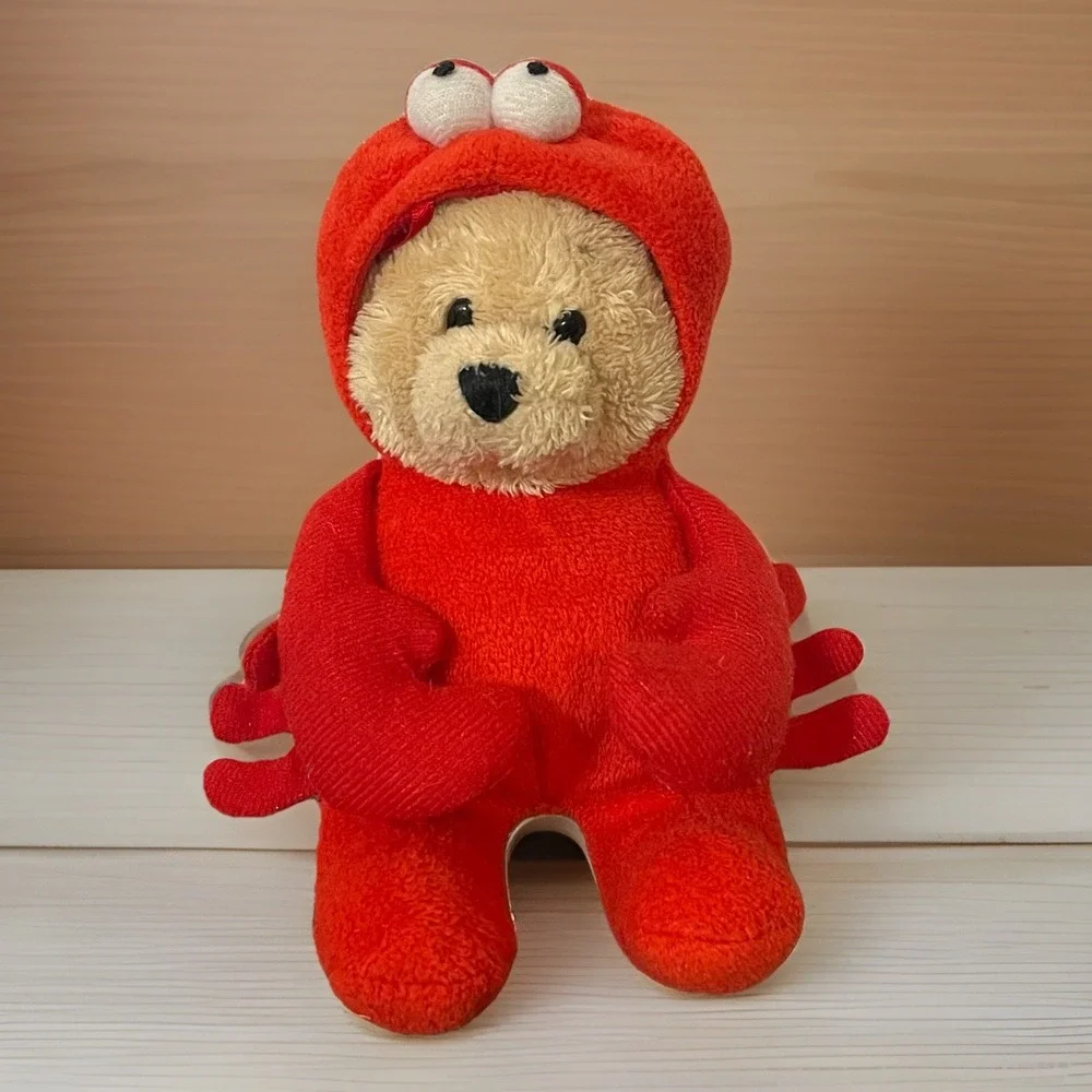Ganz Wee Bears Village Brown Mini Bear LOBSTER COSTUME 7